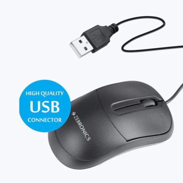 Zebronics ZEB-Comfort USB Mouse