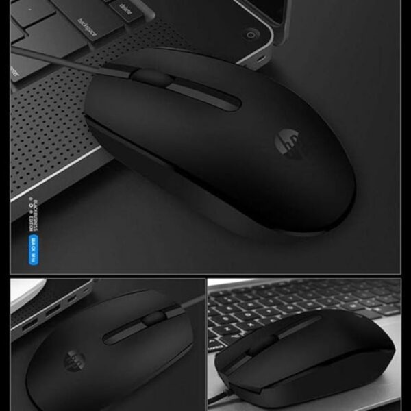 HP M10 Wired Mouse - 3 Buttons