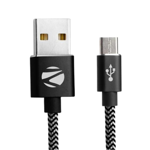 Zebronics - Fast Charging Micro USB Cable, 1.2 Meter