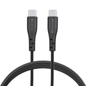 Zebronics - Type C to Type C Cable, 1 Meter, Fast Charging (64W)