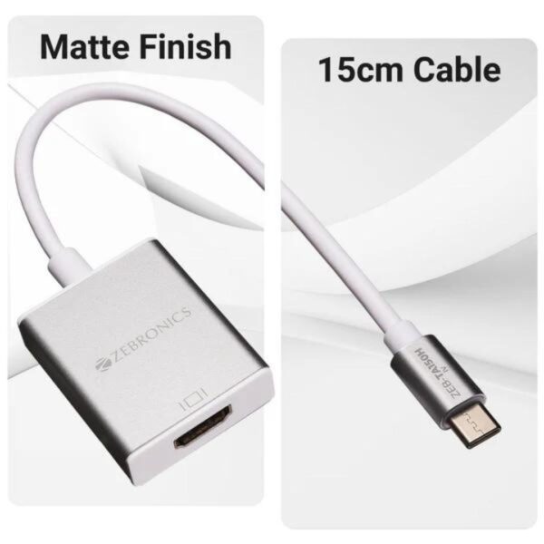 Zebronics - USB Type C to HDMI Cable