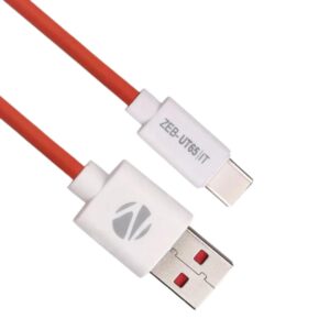 Zebronics - USB to Type-C Cable, Fast Charging (65W), 1 Meter