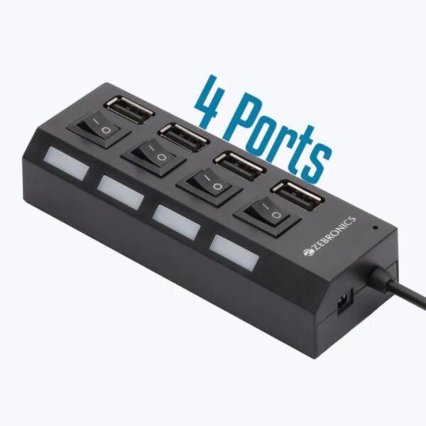 Buy Zebronics ZEB-150HB - 4 Port USB Hub