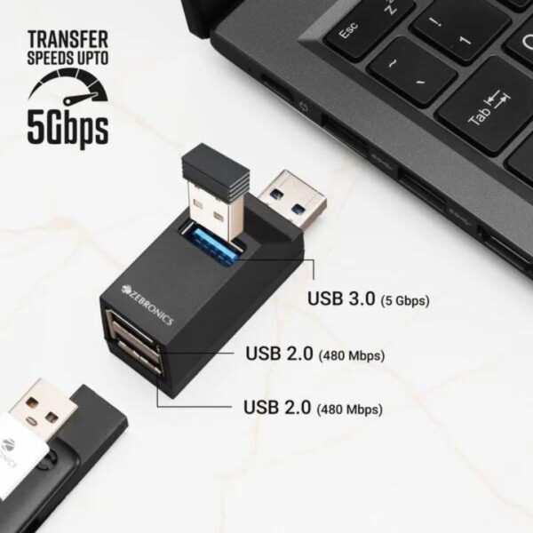 Buy Zebronics ZEB-180HB - 4 Port USB Hub