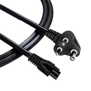 1-Meter 3-Pin Indian Plug Power Cable Cord for Laptop