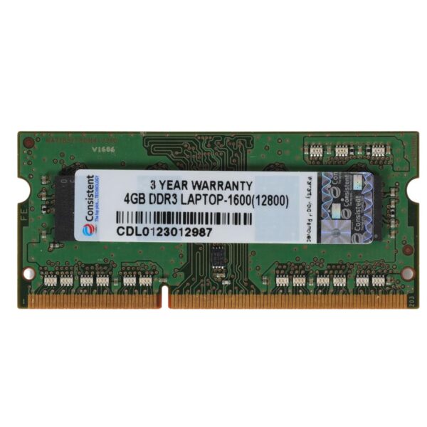 Buy Consistent 4GB DDR3 1600MHz Laptop RAM - Upto 60% Off