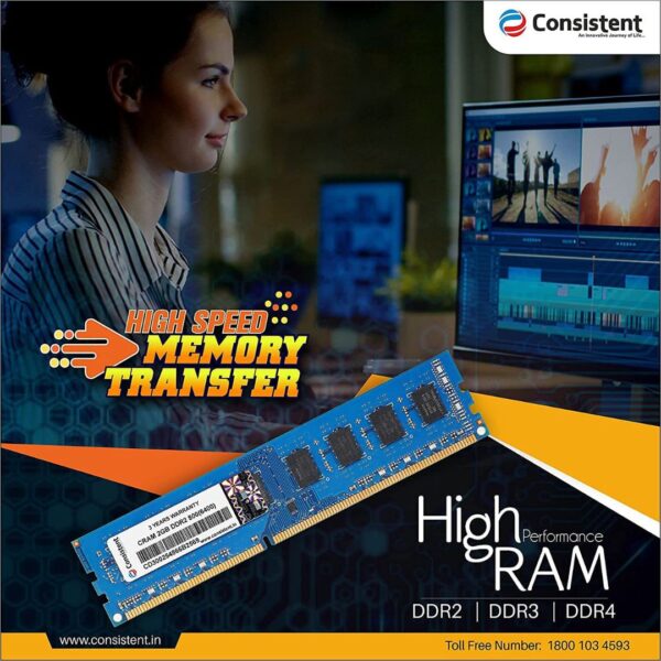 Buy Consistent 4GB DDR3 Desktop RAM - Upto 60% Off