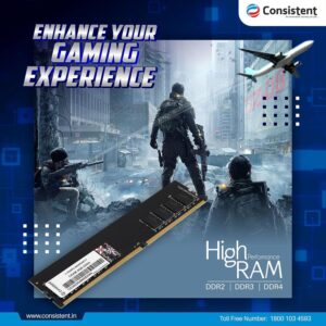 Buy Consistent 4GB DDR4 2400MHz Desktop RAM - Upto 60% Off