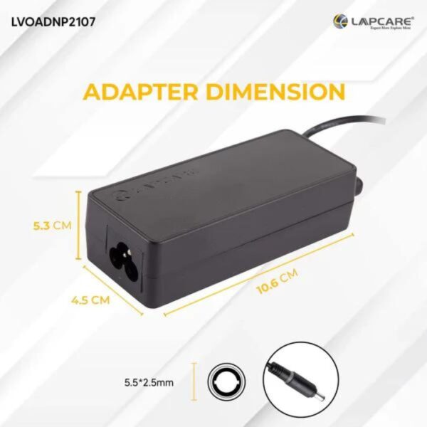 Lapcare Laptop Adapter for Lenovo Y Series 20V 3.25A 65W