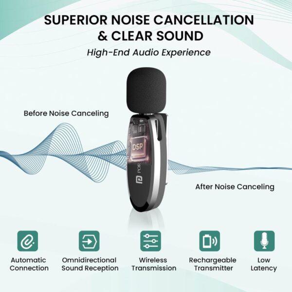 Portronics Microphone with Noise Cancellation